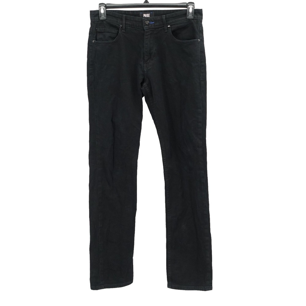 Paige Denim Jeans SZ 31 Slim Straight Normandie Minimalist Workleisure Casual